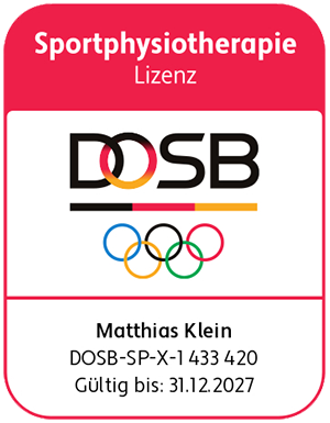 DOSB Lizenz Sportphysiotherapie, Matthias Klein